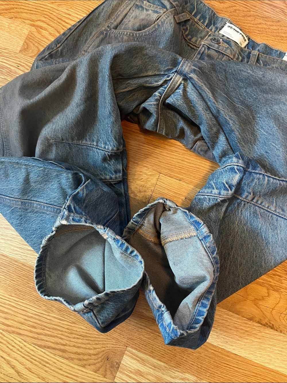 We The Free Good Luck Barrel Jeans Size 28 NWT - Picture 12 of 14